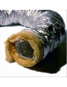 CONDOTTA FONOASSORBENTE Ø 315 - SCATOLA 10 MT - PER AREAZIONE IN ALLUMINIO PLASTIFICATO PER COLTIVAZIONE INDOOR 