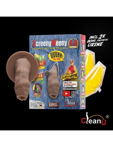 SCREENY WEENY 6.0 - KIT PENE FINTO E ACCESSORI - BIANCO/MULATTO