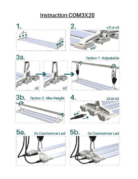 Secret Jardin - Cosmorrow  Power - 3x20W - UE - UK - US
