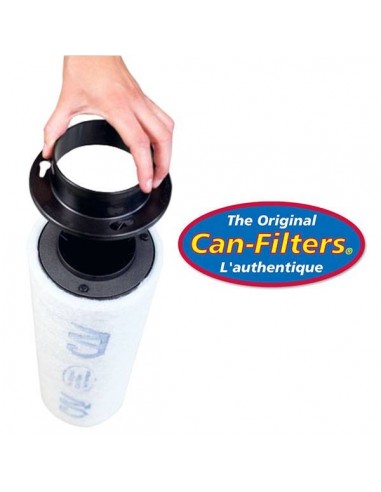 Can-Lite - Filtro Odori Carboni Attivi -  425  M³H - Ø 100 125 - Flangia venduta separatamente