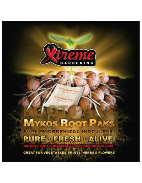 Xtreme Gardening - Mykos Root Packs - Confezione da 50 Bustine 10g
