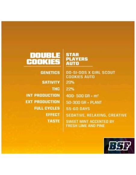 BSF - Double  Cookies- Auto - 12 Semi
