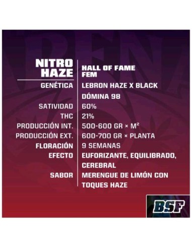 BSF - Nitro haze fem - 2 semi