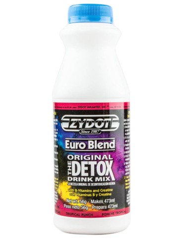 Zydot - Euro Blend Detox (56g per 500ml) Gusto Tropical Punch - Bevanda Disintossicante