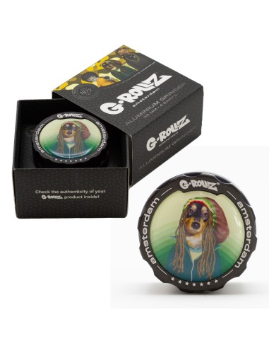 G-Rollz Grinder 4 Parti Cane Rasta Ø 53mm