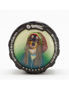 G-Rollz Grinder 4 Parti Cane Rasta Ø 53mm 2