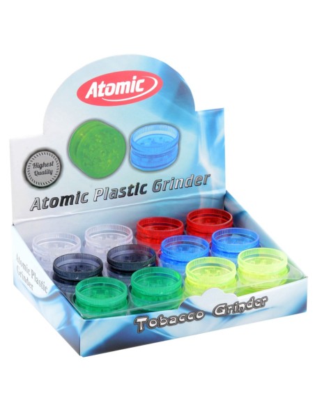 Atomic Grinder in Plastica 2 Parti Vari Colori