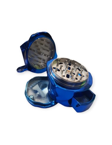 Bull Dog Grinder 70mm 4 Parti con Setaccio a Click Vari Colori