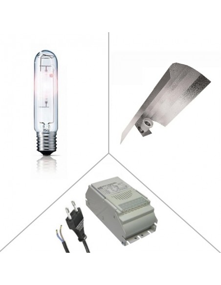 KIT BASE - BOX 120X120X200 - HPS 600W AGRO - ASP Ø125 - ONA BLOCK PER COLTIVAZIONE INDOOR GROW SHOP