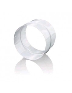 CONNETTORE PER CONDOTTE Ø125 - IN PVC connettere tra loro condotte aspirator silenziatori filtri ai carboni tubi fonoassorbenti