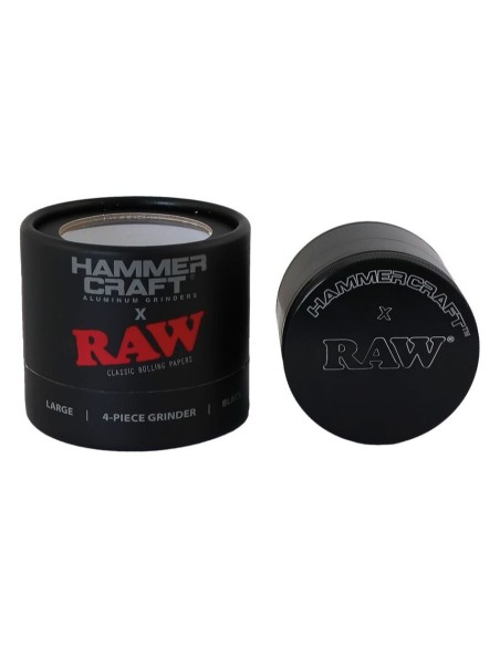 RAW x Hammer Craft Grinder Nero 4 Parti 60mm RAW x Hammer Craft Grinder Nero 4 Parti 60mm