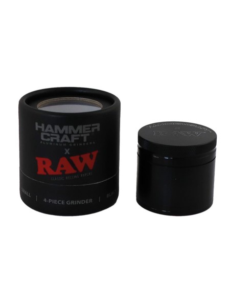 RAW x Hammer Craft Grinder Nero 4 Parti 50mm RAW x Hammer Craft Grinder Nero 4 Parti 50mm