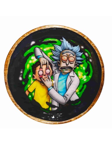 Mistiere Rick e Morty Legno Varie stampe