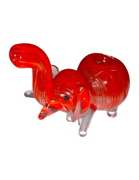 Pipa in Vetro Elefante Grande Fatta a Mano