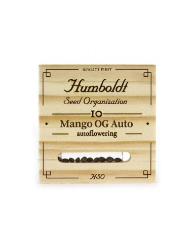 Auto Mango OG del marchio Humboldt Seed Organization - potente strain autofiorente di alta qualità.