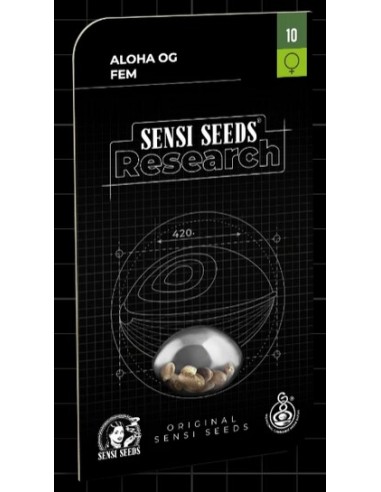 Aloha OG Fem di Sensi Seeds: qualità premium, genetica eccellente e effetti potenti
