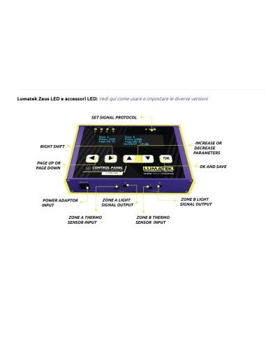 Lumatek Controller Digitale Control Panel Plus...