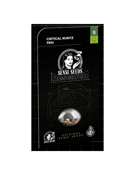 Critical Runtz Fem: semi femminizzati, genetica 70% indica e 30% sativa.