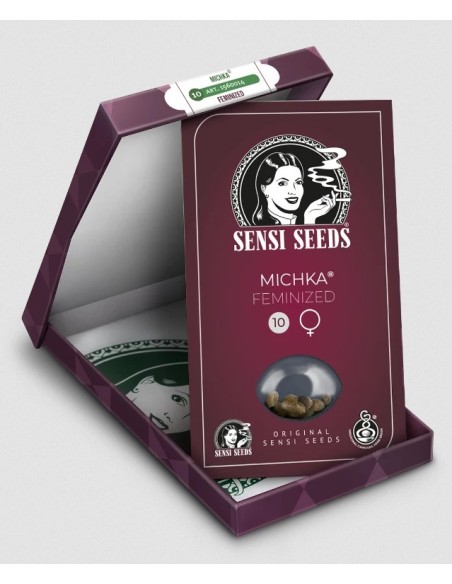 Semi di cannabis Michka® Femminizzati di Sensi Seeds, perfetti per i coltivatori esperti.