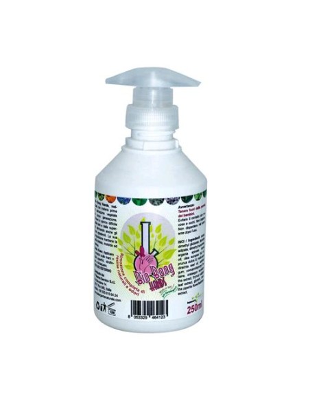 Bio Bong Hands 250mL: detergente avanzato per mani e superfici, rimuove resine e idrocarburi, lasciando la pelle idratata. Bio Bong Hands 250mL: detergente avanzato per mani e superfici, rimuove resine e idrocarburi, lasciando la pelle idratata.