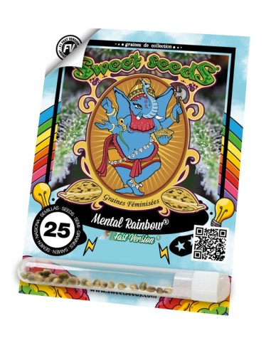 Sweet Seeds Mental Rainbow 25 Semi F1 Fast Version