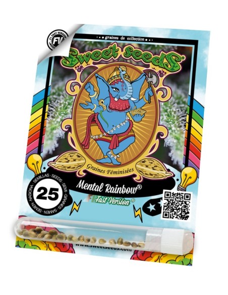 Sweet Seeds Mental Rainbow 25 Semi F1 Fast Version