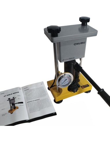 Pressa a Freddo Qnubu 4TON: massima resa con 4 tonnellate di pressione per concentrati puri.