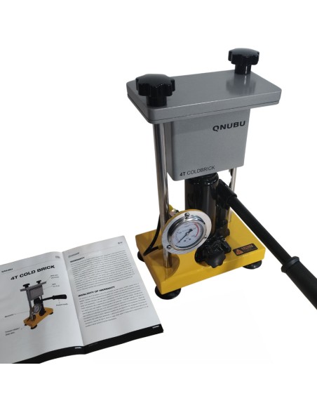 Pressa a Freddo Qnubu 4TON: massima resa con 4 tonnellate di pressione per concentrati puri.