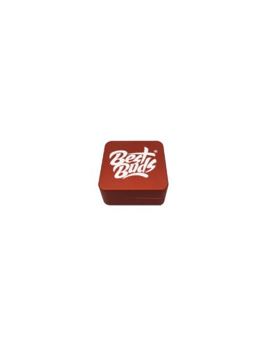 Best Buds Flat Square Grinder In Alluminio Arancione  Ø 50mm