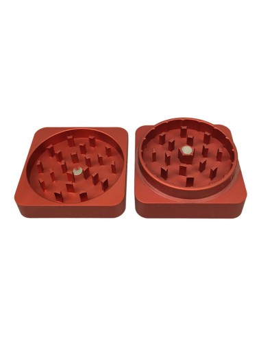 Best Buds Flat Square Grinder In Alluminio...