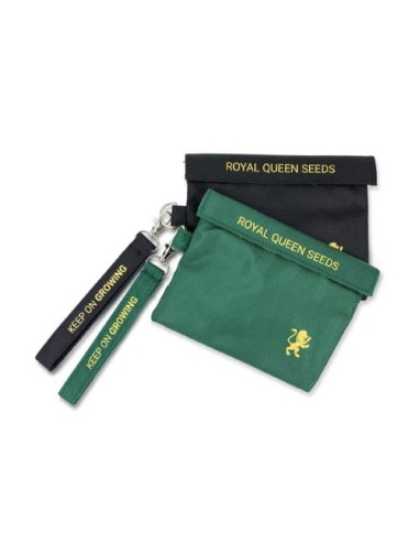 "Discrezione garantita con la borsa antiodore Royal Queen Seeds, perfetta per erbe e accessori."