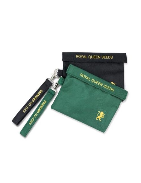 "Discrezione garantita con la borsa antiodore Royal Queen Seeds, perfetta per erbe e accessori."