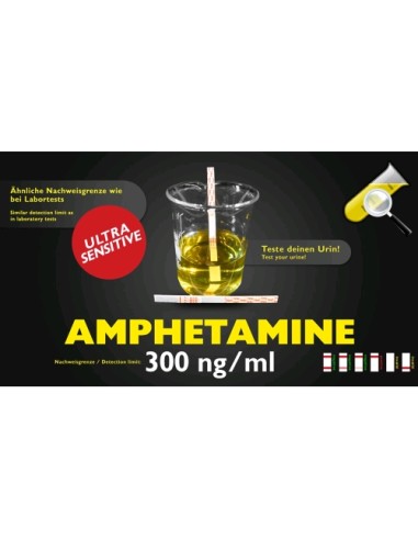 Test rapido AMP Clean U per anfetamine: controllo antidroga efficace e certificato CE.