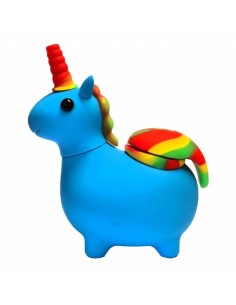 Bong in silicone Unicorno: colorato, resistente, facile da pulire. Perfetto per fumate magiche! 2