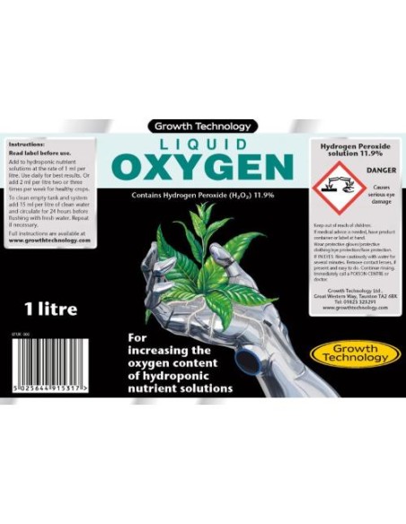 Growth Technology Liquid Oxygen 250 mL