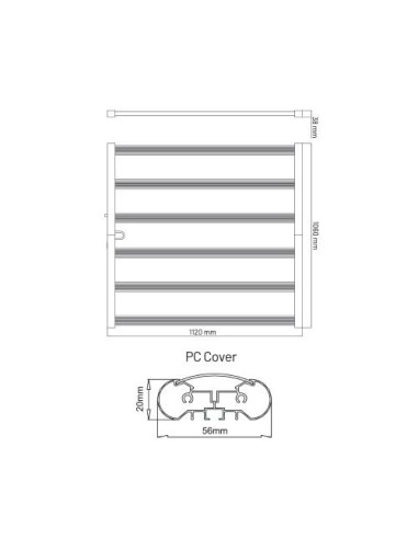 CULTILITE PHOENIX 720 – LED 3.2 µmol/J per piante indoor, potente e adatto a grow box evolute.