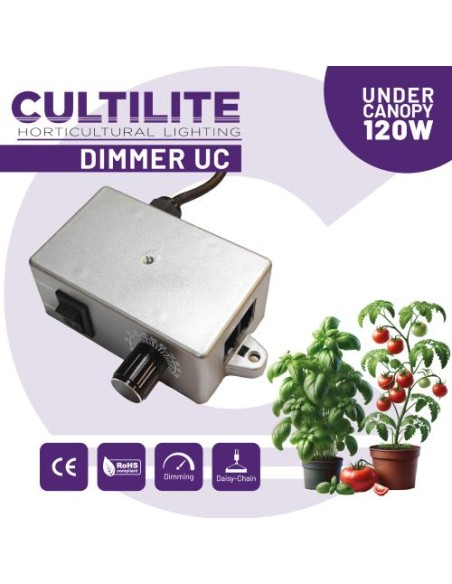 Dimmer Cultilite per LED Under Canopy 120W: controllo preciso dell’intensità luminosa indoor