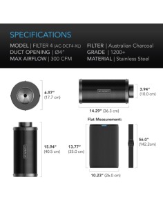 AC Infinity Filtro al... 2