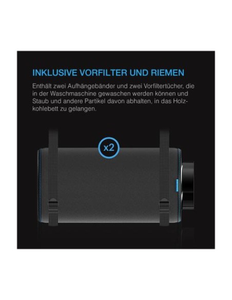 AC Infinity Filtro al Carbone Australiano XL 6"150MM