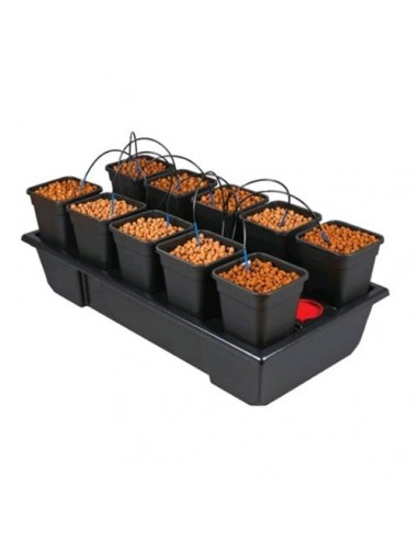 WILMA GROWSYSTEM 10 SMALL WIDE (10X6.5L) 120X60X20CM - SISTEMA IDROPONICO ATAMI