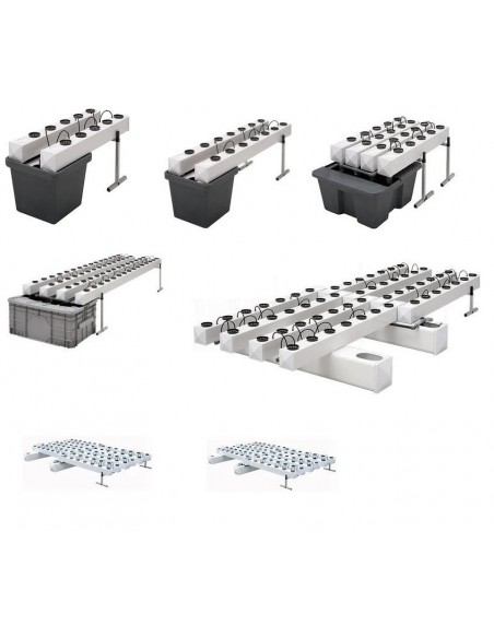 GHE AEROFLO 20 PIANTE - SISTEMA AEROPONICO COMPLETO