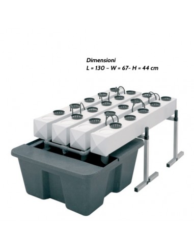GHE AEROFLO 20 PIANTE - SISTEMA AEROPONICO COMPLETO