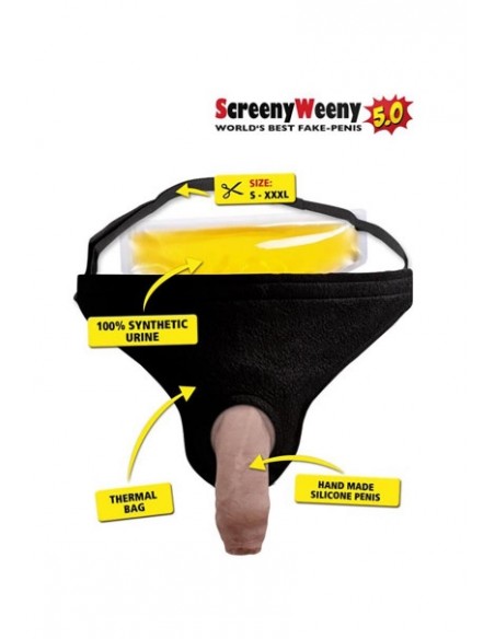 SCREENY WEENY 6.0 - KIT PENE FINTO E ACCESSORI - BIANCO/MULATTO