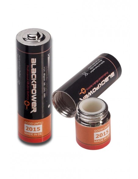 BATTERIA AA - NASCONDIGLIO PORTAOGGETTI - IMBOSCO  finta con scomparto segreto 