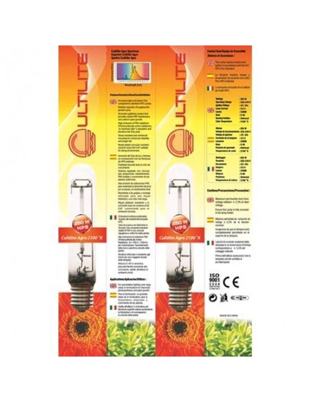 CULTILITE - BULBO HPS SON-T - AGRO - 250 W