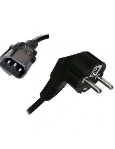 CAVO IEC PLUG (R25) + SPINA SCHUKO NERO 3X1 16/A 140 CM PER BALLAST elettronici ventilatori aspiratori