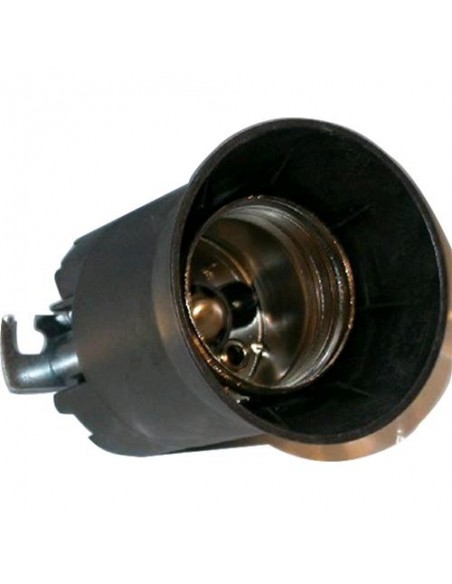 PORTALAMPADA E40 IN TERMOPLASTICA RESISTENTE 2500° INFRANGIBILE LAMPADE ATTACCO PICCOLO LED