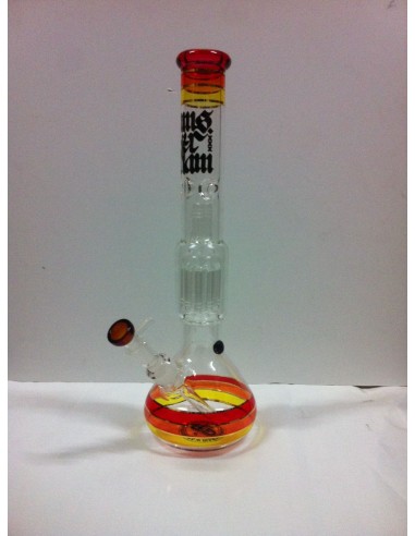 AMSTERDAM XXX BONG  - PERCOLATOR - ROSSO - h:47cm