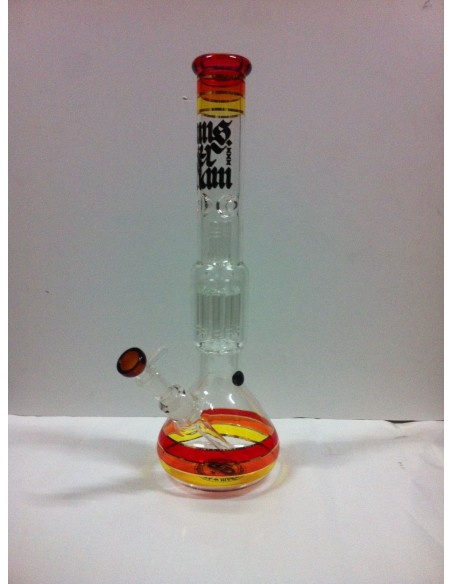 AMSTERDAM XXX BONG  - PERCOLATOR - ROSSO - h:47cm AMSTERDAM XXX BONG  - PERCOLATOR - ROSSO - h:47cm