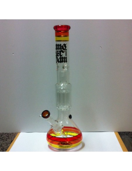 AMSTERDAM XXX BONG  - PERCOLATOR - ROSSO - h:47cm AMSTERDAM XXX BONG  - PERCOLATOR - ROSSO - h:47cm